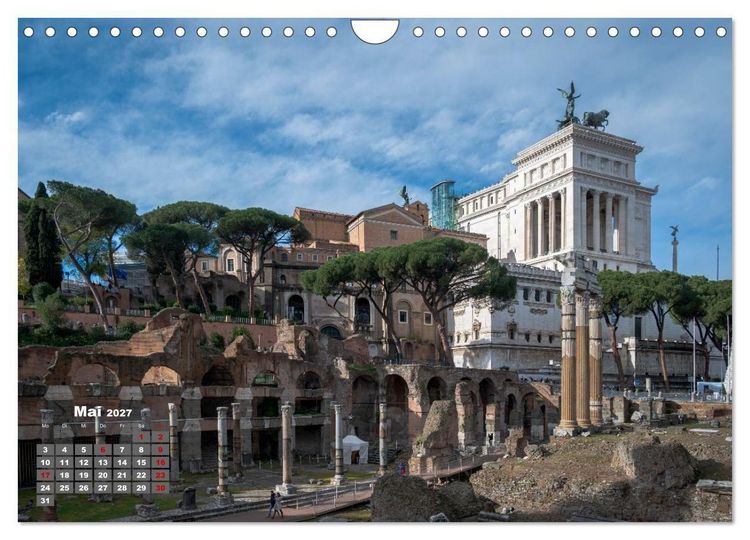 Produktbild: Bella Roma- Ewige Sch&ouml;nheit (Wandkalender 2027 DIN A4 quer), CALVENDO Monatskalender