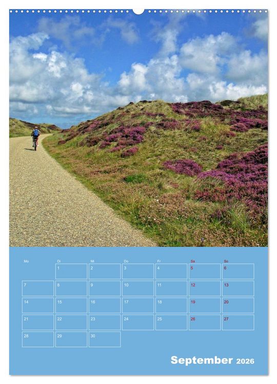Produktbild: Nordseereise &ndash; J&uuml;tland in D&auml;nemark &ndash; Von Blavand bis Henne Strand (Wandkalender 2026 DIN A2 hoch), CALVENDO Monatskalender