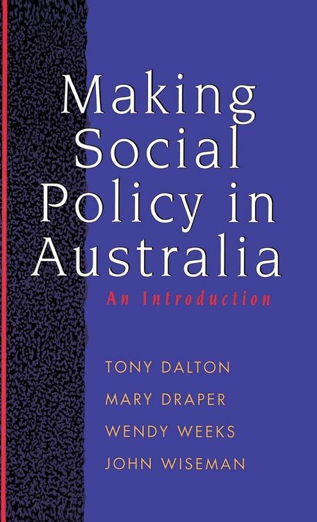 Produktbild: Making Social Policy in Australia