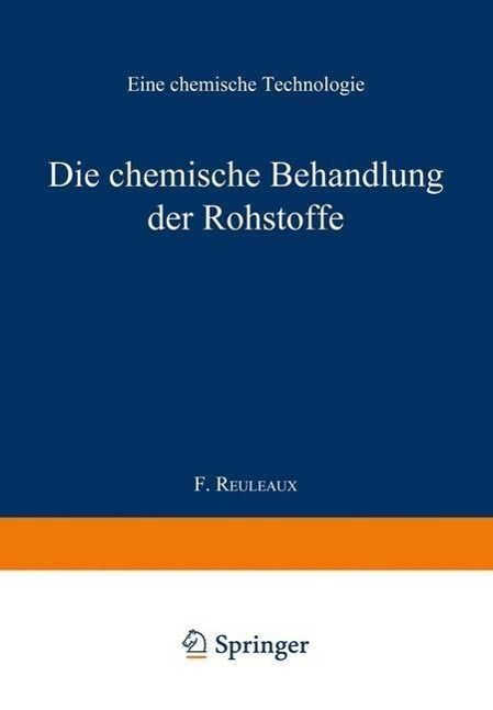 Produktbild: Die chemische Behandlung der Rohstoffe