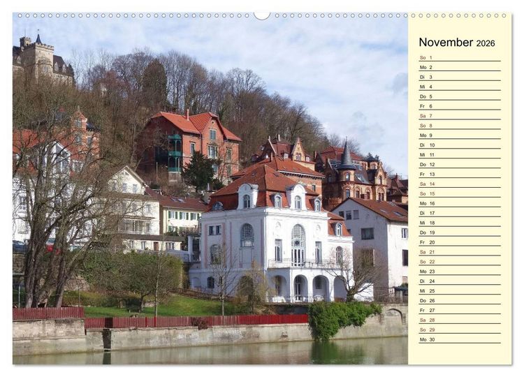 Produktbild: T&uuml;bingen erleben (hochwertiger Premium Wandkalender 2026 DIN A2 quer), Kunstdruck in Hochglanz