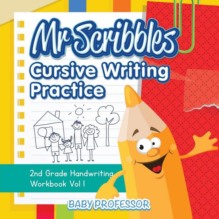 Produktbild: Mr Scribbles - Cursive Writing Practice | 2nd Grade Handwriting Workbook Vol 1