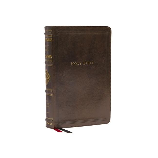 Produktbild: NKJV, Personal Size Reference Bible, Sovereign Collection, Leathersoft, Brown, Red Letter, Comfort Print
