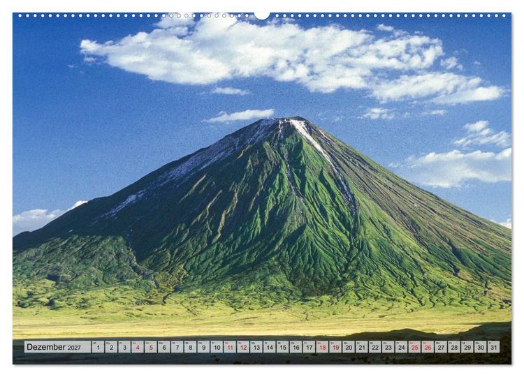 Produktbild: Die sch&ouml;nsten Vulkane Afrikas (hochwertiger Premium Wandkalender 2027 DIN A2 quer), Kunstdruck in Hochglanz