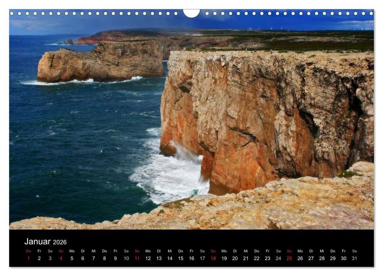 Produktbild: Zauber der Algarve (Wandkalender 2026 DIN A3 quer), CALVENDO Monatskalender