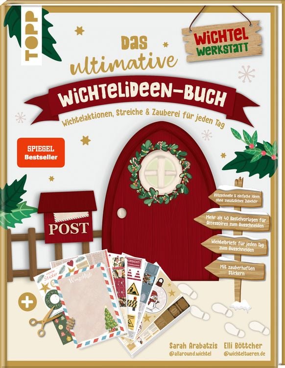 Produktbild: Das ultimative Wichtelideen-Buch. Wichtelaktionen, Streiche & Zauberei f&uuml;r jeden Tag.