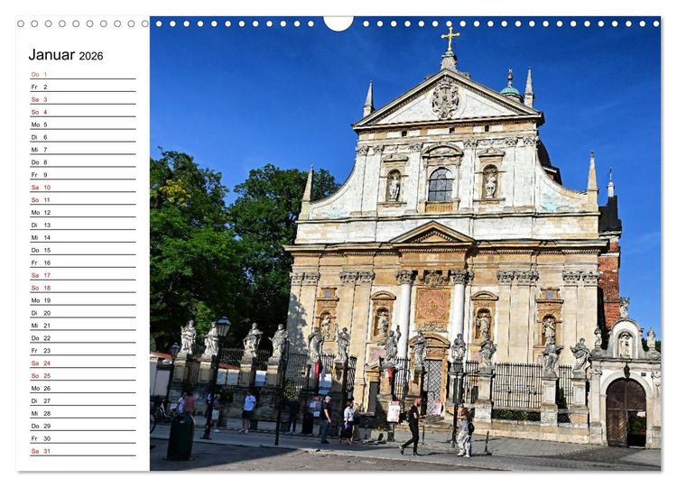 Produktbild: Besucht doch mal Krakau (Wandkalender 2026 DIN A3 quer), CALVENDO Monatskalender