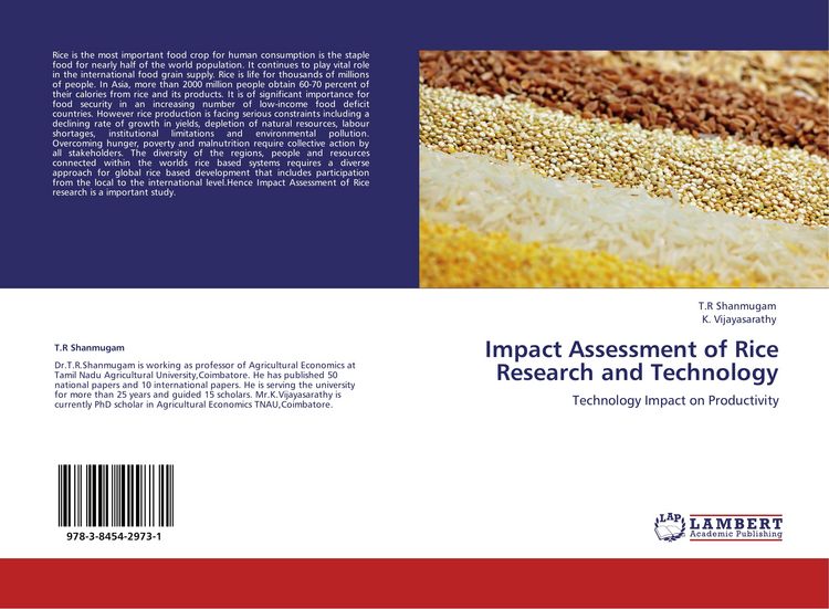 Produktbild: Impact Assessment of Rice Research and Technology