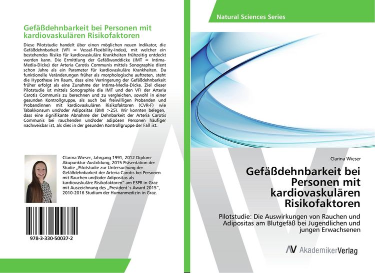 Produktbild: Gef&auml;&szlig;dehnbarkeit bei Personen mit kardiovaskul&auml;ren Risikofaktoren