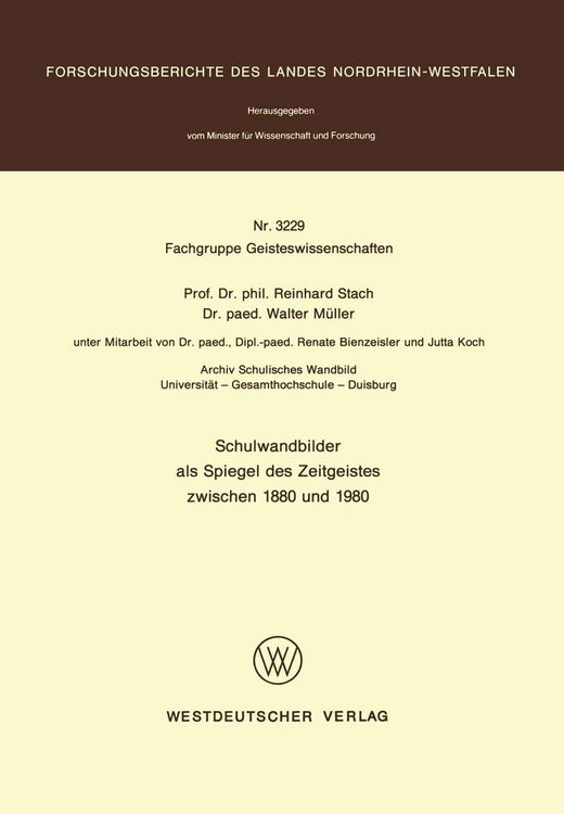 Produktbild: Schulwandbilder als Spiegel des Zeitgeistes zwischen 1880 und 1980
