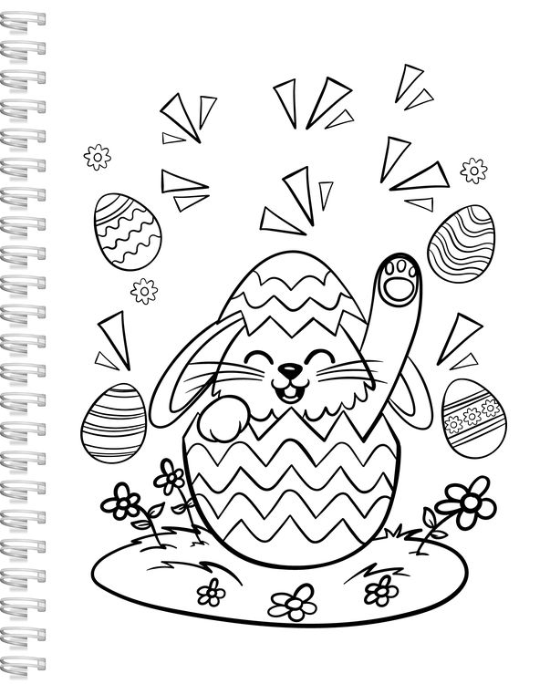 Produktbild: Oster-Malbuch f&uuml;r Kinder