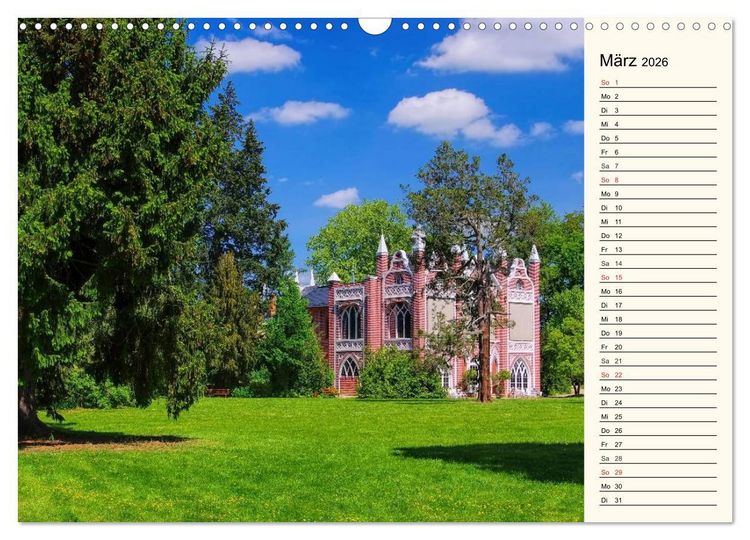 Produktbild: Spaziergang durch den W&ouml;rlitzer Park (Wandkalender 2026 DIN A3 quer), CALVENDO Monatskalender