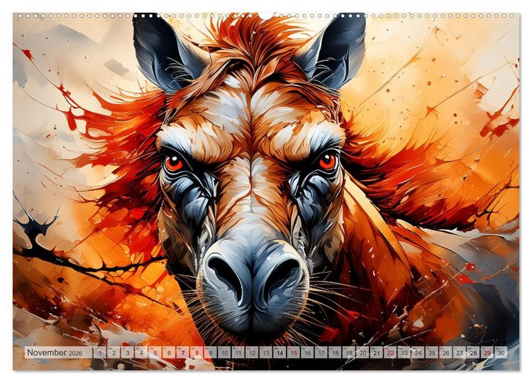 Produktbild: Bitters&uuml;&szlig;e Miesepeter (hochwertiger Premium Wandkalender 2026 DIN A2 quer), Kunstdruck in Hochglanz
