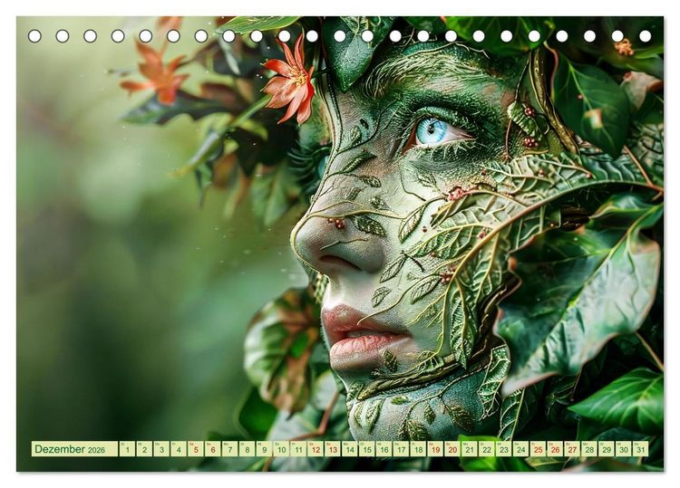 Produktbild: Die vielen Gesichter von Mutter Natur (Tischkalender 2026 DIN A5 quer), CALVENDO Monatskalender