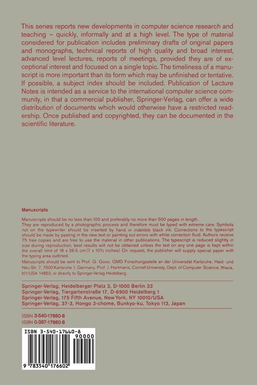 Produktbild: TAPSOFT '87: Proceedings of the International Joint Conference on Theory and Practice of Software Development, Pisa, Italy, March 1987