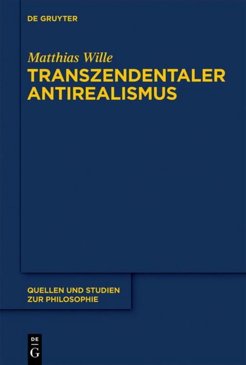 Produktbild: Transzendentaler Antirealismus