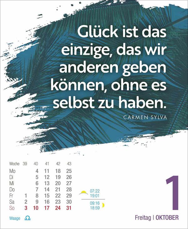 Produktbild: Gl&uuml;ckskalender 2027