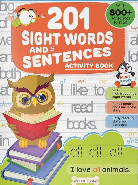 Produktbild: 201 Sight Words and Sentence (with 800+ Sentences to Read)