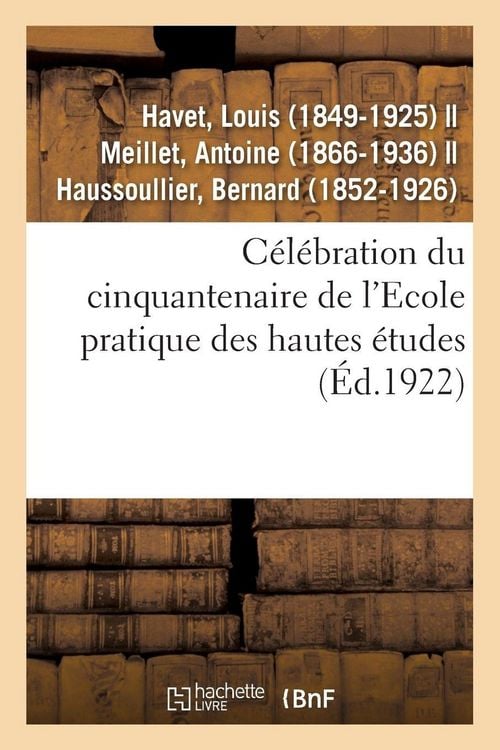 Produktbild: C&eacute;l&eacute;bration du cinquantenaire de l'Ecole pratique des hautes &eacute;tudes