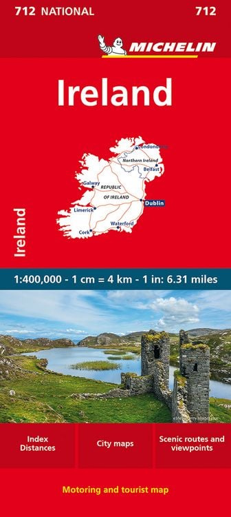 Produktbild: Michelin Irland 1:400000 - 712