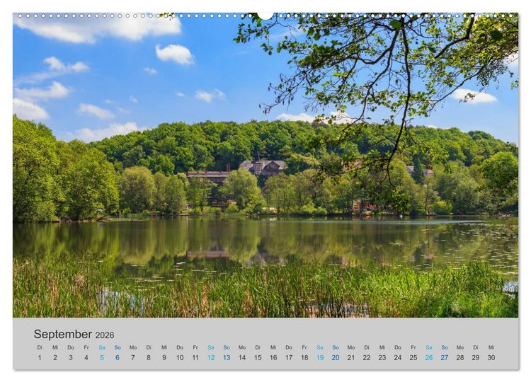 Produktbild: See- und Flu&szlig;landschaften in Brandenburg (hochwertiger Premium Wandkalender 2026 DIN A2 quer), Kunstdruck in Hochglanz