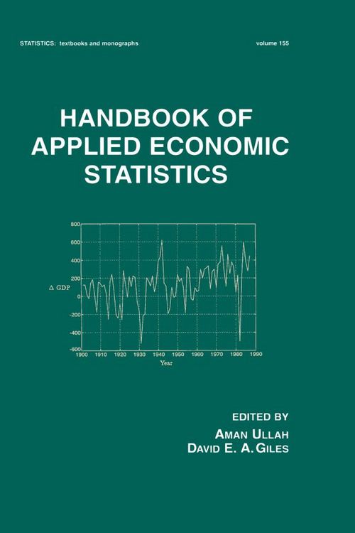 Produktbild: Handbook of Applied Economic Statistics