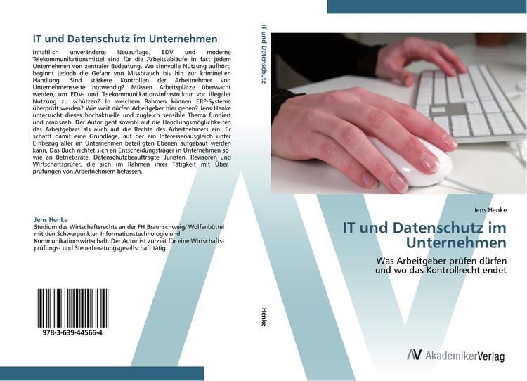 Produktbild: IT und Datenschutz im Unternehmen