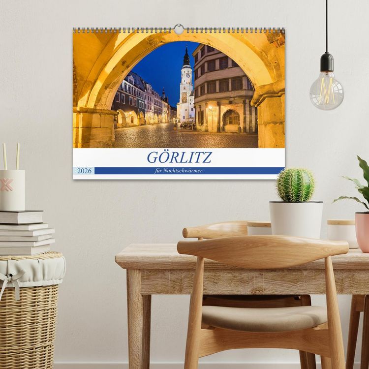 Produktbild: G&Ouml;RLITZ f&uuml;r Nachtschw&auml;rmer (Wandkalender 2026 DIN A3 quer), CALVENDO Monatskalender