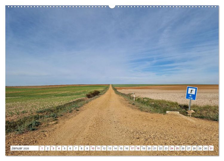 Produktbild: Camino Levante - magische Momente auf stillen Wegen (Wandkalender 2026 DIN A2 quer), CALVENDO Monatskalender