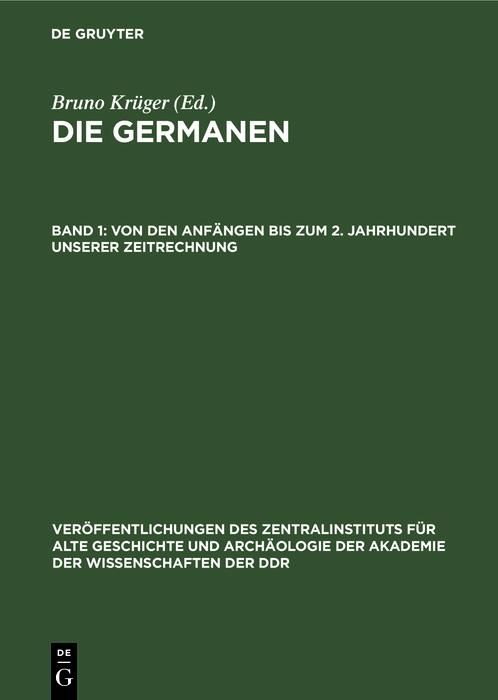Produktbild: Von den Anf&auml;ngen bis zum 2. Jahrhundert unserer Zeitrechnung