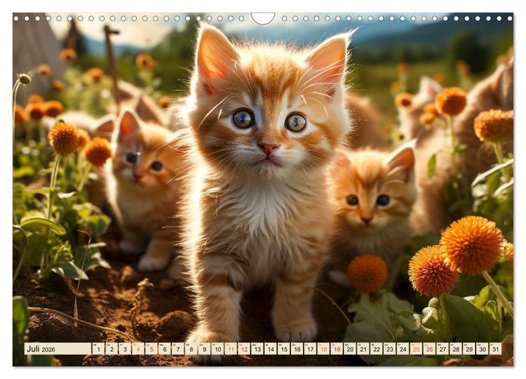 Produktbild: Viele Tiere auf dem Bauernhof (Wandkalender 2026 DIN A3 quer), CALVENDO Monatskalender