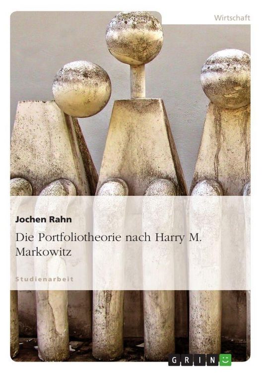 Produktbild: Die Portfoliotheorie nach Harry M. Markowitz