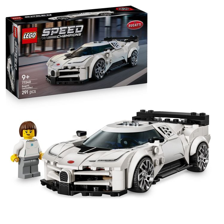 Produktbild: LEGO® Speed Champions Bugatti Centodieci Hypersportwagen (77240); Spielzeug für Jungen und Mädchen