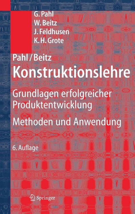 Produktbild: Pahl/Beitz Konstruktionslehre
