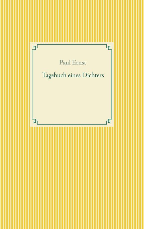 Produktbild: Tagebuch eines Dichters