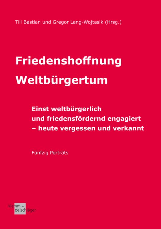 Produktbild: Friedenshoffnung Weltb&uuml;rgertum