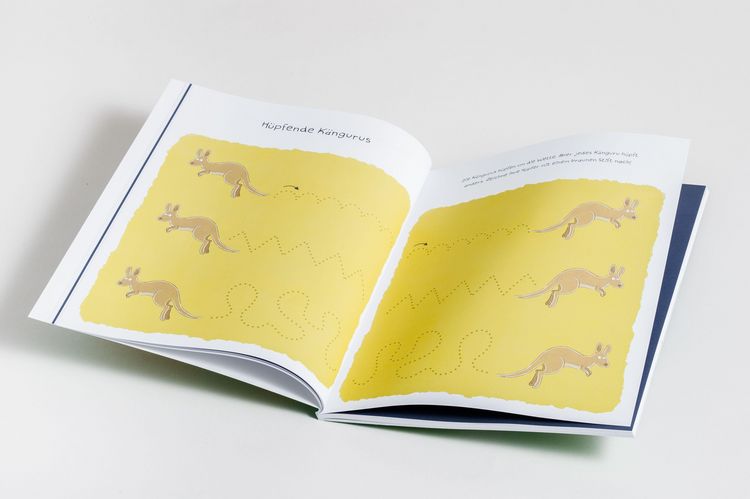 Produktbild: Mein kunterbuntes Buch der sch&ouml;nsten Schwung&uuml;bungen. Schreibvorbereitung f&uuml;r Kindergarten, Vorschule und Grundschule. Ab 4 Jahre