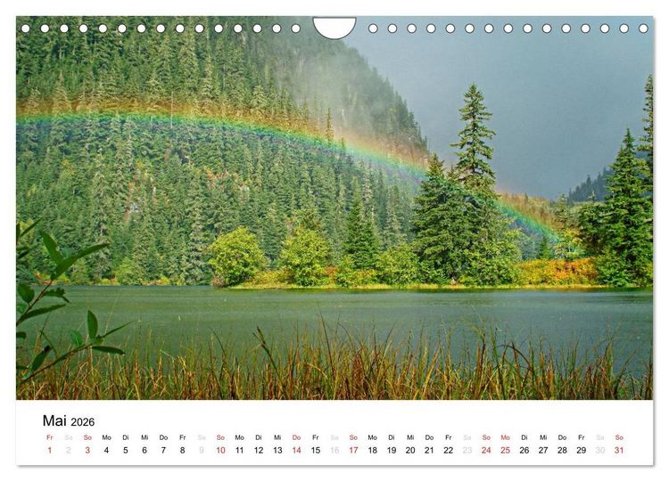Produktbild: Kanadische Landschaften 2026 (Wandkalender 2026 DIN A4 quer), CALVENDO Monatskalender