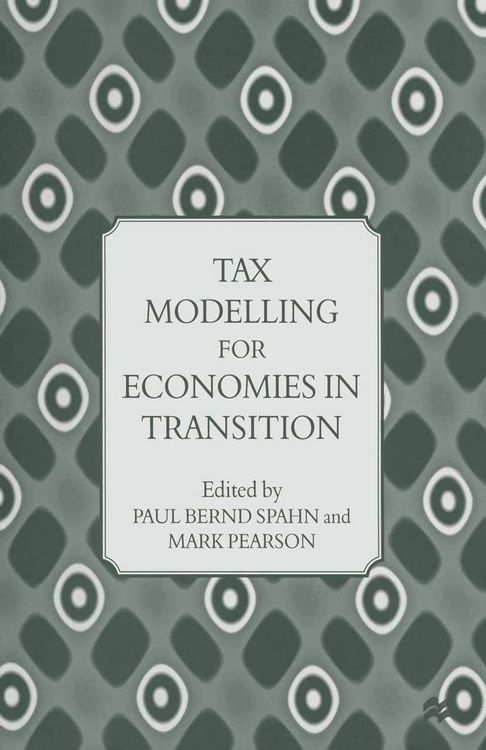 Produktbild: Tax Modelling for Economies in Transition