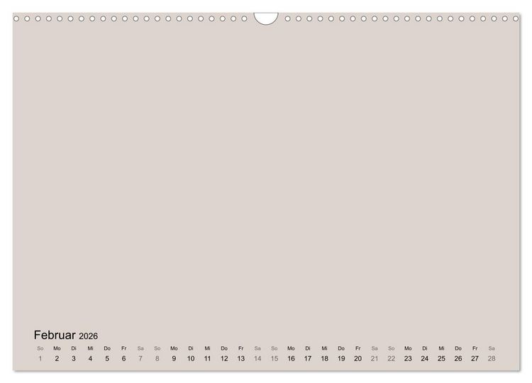 Produktbild: DIY Bastel-Kalender -Erdige Pastell Farben- Zum Selbstgestalten (Wandkalender 2026 DIN A3 quer), CALVENDO Monatskalender