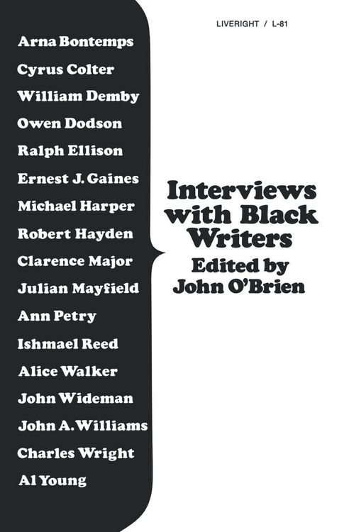 Produktbild: Interviews with Black Writers