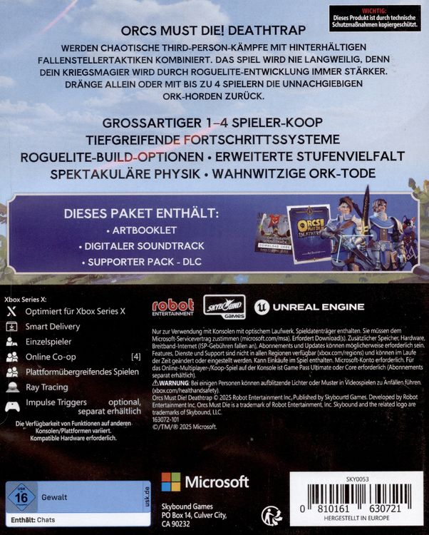 Produktbild: Orcs Must Die! Deathtrap