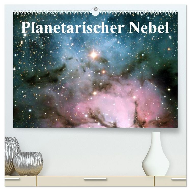 Produktbild: Planetarischer Nebel (hochwertiger Premium Wandkalender 2026 DIN A2 quer), Kunstdruck in Hochglanz