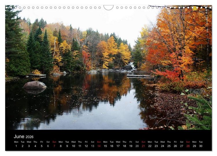 Produktbild: Indian Summer Mont Tremblant Quebec (Wall Calendar 2026 DIN A3 landscape), CALVENDO 12 Month Wall Calendar