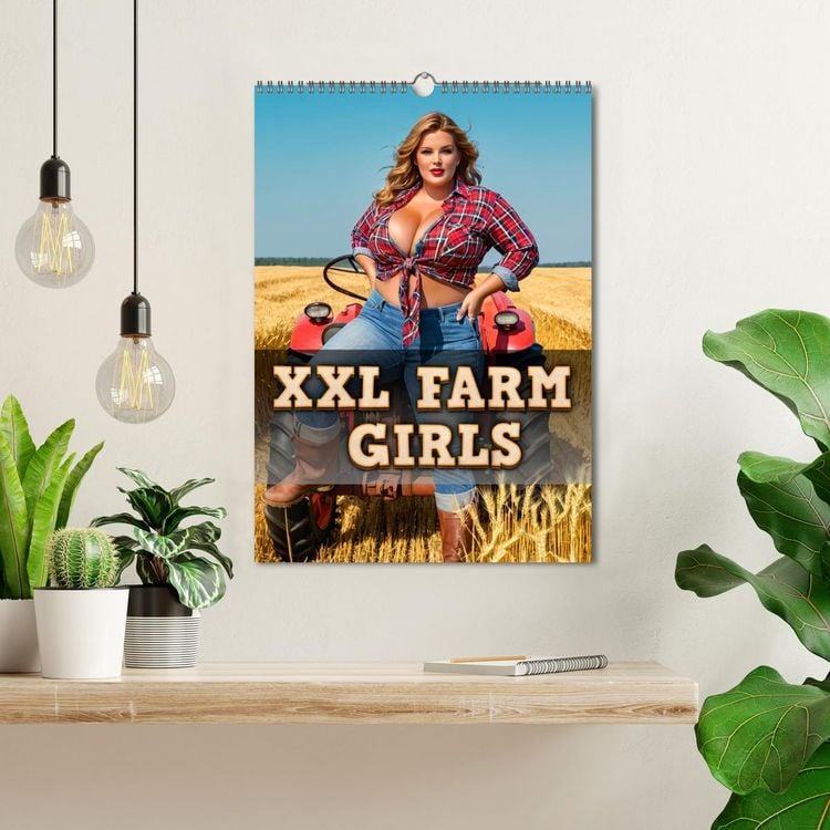 Produktbild: XXL Farm Girls (Wandkalender 2026 DIN A3 hoch), CALVENDO Monatskalender