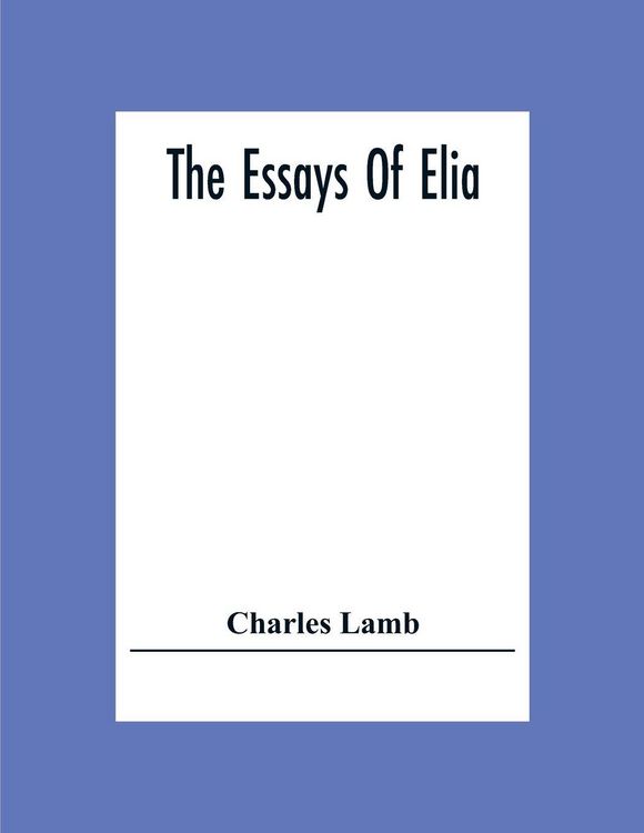 Produktbild: The Essays Of Elia