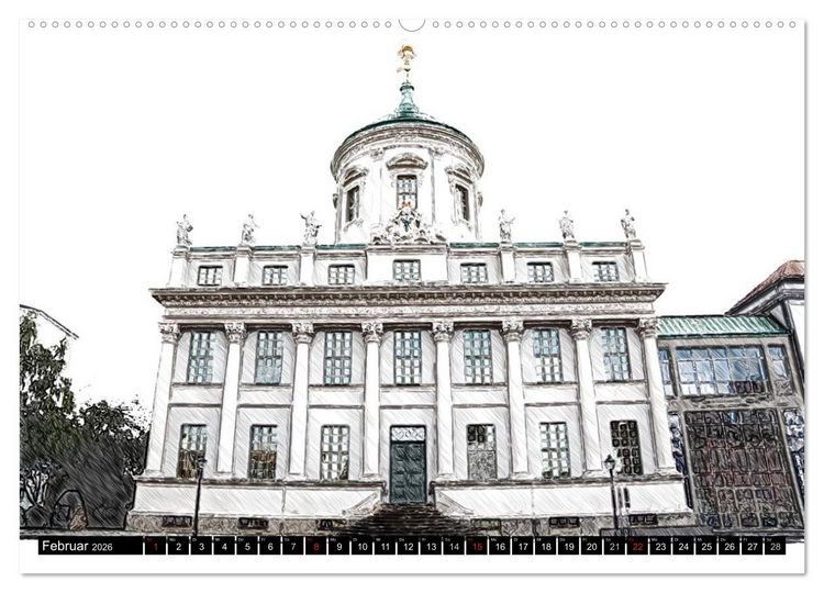 Produktbild: Potsdam Kalender (Wandkalender 2026 DIN A2 quer), CALVENDO Monatskalender