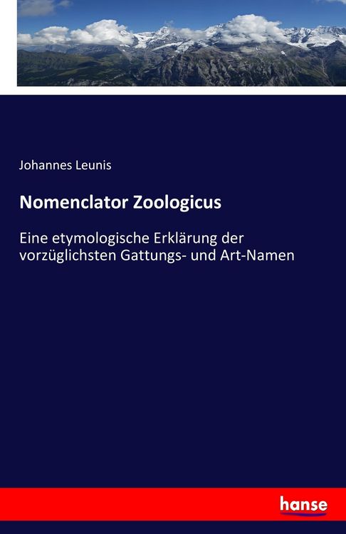 Produktbild: Nomenclator Zoologicus