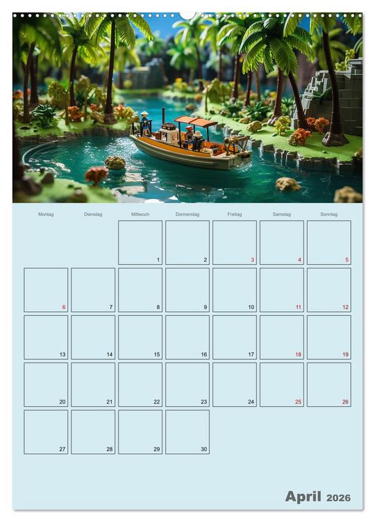 Produktbild: Schiffe, Fische und Piraten (hochwertiger Premium Wandkalender 2026 DIN A2 hoch), Kunstdruck in Hochglanz