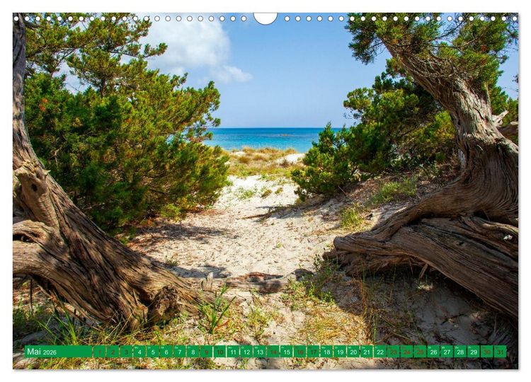Produktbild: Sardinien Insel mit Meerblick (Wandkalender 2026 DIN A3 quer), CALVENDO Monatskalender